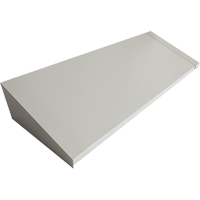 All-Welded Concorde - Heavy-Duty Lockers Sloping Top, 4 Bank, 18" D x 48" W x 6" H, Grey, Steel Sécurité Médic