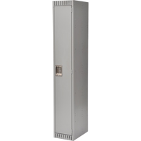 Lockers, 12" x 18" x 72", Steel, Grey, Knocked Down Sécurité Médic