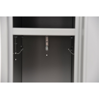 Lockers, 12" x 18" x 72", Steel, Grey, Knocked Down Sécurité Médic