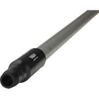 Transport Line Handle, Aluminum/Polypropylene, Ergonomic, Euro Threaded Tip, 1-1/4" Diameter, 59" Length Sécurité Médic