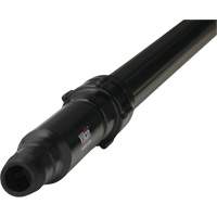 Transport Line Handle, Aluminum/Polypropylene, Telescopic, Euro Threaded Tip, 1-1/4" Diameter, 63" - 109" Length Sécurité Médic