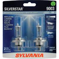 9003 SilverStar&reg; Ultra Headlight Bulb, Halogen, 60 W, White Sécurité Médic