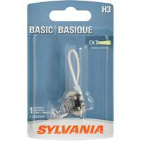 H3 Basic Headlight Bulb, Halogen, 45 W, Off White Sécurité Médic