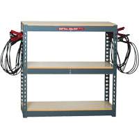 Battery Charging Rack with 10 Clamp Sets Sécurité Médic