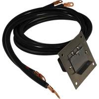 Plug-In Polarized Stainless Steel Socket Panel, 4 AWG, 5' Cable Sécurité Médic
