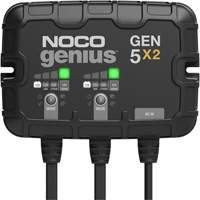 Genius&reg; Gen5X2 2-Bank, 10-Amp On-Board Battery Charger Sécurité Médic
