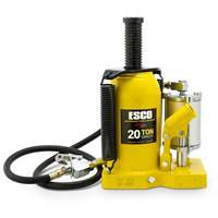 Pro Series Bottle Jack, 20 Ton(s), Air Hydraulic, 20" Raised Height Sécurité Médic