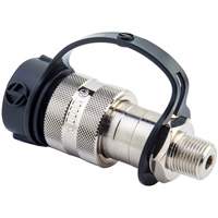 Coupler High Flow Female Side, Steel, 3/8", Female NPTF, 10000 PSI Sécurité Médic