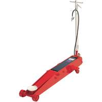 Cric de plancher, 5 tonne(s) Capacit&eacute;, 5-5/8" Abaiss&eacute;e, 27-1/4" &eacute;lev&eacute;e, Air comprim&eacute;/hydraulique Sécurité Médic