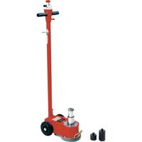 Cric t&eacute;lescopique de plancher, 33 tonnes Capacit&eacute;, 6" Abaiss&eacute;e, 12" &eacute;lev&eacute;e, Air comprim&eacute;/hydraulique Sécurité Médic