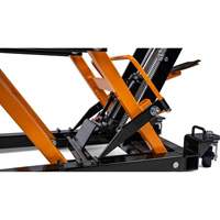 ATV and Motorcycle Jack, 0.75 Ton(s) Capacity, 4-2/3" Lowered, 14-1/2" Raised, Manual Hydraulic Sécurité Médic