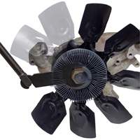 Jeu de 10 cl&eacute;s pneumatiques pour embrayage de ventilateur Sécurité Médic