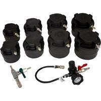 Trousse de test du syst&egrave;me d'air turbo HD avec adaptateur fumig&egrave;ne 10 mcx Sécurité Médic
