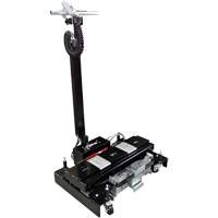 Floor Service Jack, 14 Ton(s) Capacity, 8-1/4" Lowered, 20" Raised, Air Hydraulic Sécurité Médic