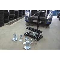 Floor Service Jack, 14 Ton(s) Capacity, 8-1/4" Lowered, 20" Raised, Air Hydraulic Sécurité Médic