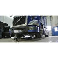 Floor Service Jack, 14 Ton(s) Capacity, 8-1/4" Lowered, 20" Raised, Air Hydraulic Sécurité Médic