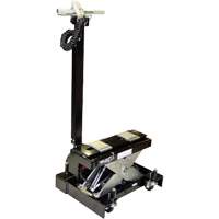 Floor Service Jack, 12 Ton(s) Capacity, 7-1/2" Lowered, 15-3/4" Raised, Air Hydraulic Sécurité Médic
