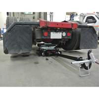 Floor Service Jack, 12 Ton(s) Capacity, 7-1/2" Lowered, 15-3/4" Raised, Air Hydraulic Sécurité Médic