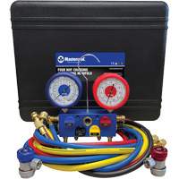 R134A 4-Way Aluminum Manifold Gauge Set Sécurité Médic