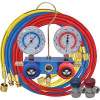 R134A 2-Way Aluminum Manifold Gauge Set Sécurité Médic
