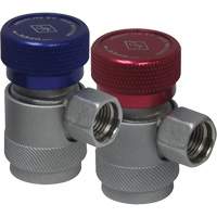 R134a High Side Manual Quick Coupler with Safety Lock Sécurité Médic