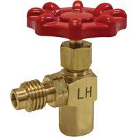 R1234YF 1/2” ACME-LH Thread Piercing Design Can Tap Valve Sécurité Médic