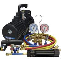 Dual R134A/R1234YF Evacuation & Charging Combo Kit Sécurité Médic