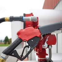 Red Ultra High-Flow Automatic Diesel Spout Nozzle Sécurité Médic