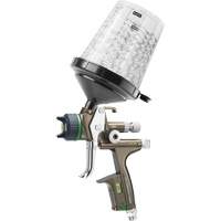 X5500 HVLP 1.2 I RPS D DIGI psi Premium Paint Spray Gun for Automotive Refinishing, 1/4" NPT Air Inlet, 15.19 CFM, 0.6 L/0.9 L Capacity, 0.17 PSI Sécurité Médic