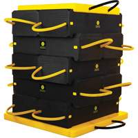 12-Piece CribLok Composite Cribbing System Kit Sécurité Médic