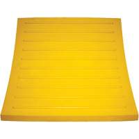 Cale de roue, Polyur&eacute;thane, Jaune, 15-1/4" la x 12-1/8'' p x 10-3/4" h Sécurité Médic