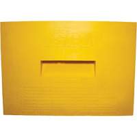 Cale de roue, Polyur&eacute;thane, Jaune, 15-1/4" la x 12-1/8'' p x 10-3/4" h Sécurité Médic