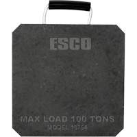 100-Ton Capacity Jack Support Plate Sécurité Médic