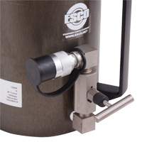 Safety Jack, Locking Collar, 100 tons Capacity, 13-37/100" - 19-3/5" H Sécurité Médic