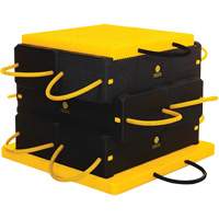 8-Piece CribLok Composite Cribbing System Kit Sécurité Médic