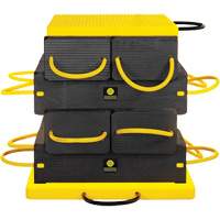 10-Piece CribLok Composite Cribbing System Kit Sécurité Médic