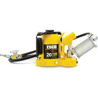 Pro Series “Shorty” Bottle Jack, 20 Ton(s), Air Hydraulic, 12-5/8" Raised Height Sécurité Médic