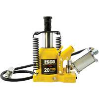 Pro Series “Shorty” Bottle Jack, 20 Ton(s), Air Hydraulic, 12-5/8" Raised Height Sécurité Médic