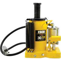 Pro Series  Bottle Jack, 30 tons, Air Hydraulic, 20" Raised Height Sécurité Médic