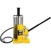 Pro Series  Bottle Jack, 30 tons, Air Hydraulic, 20" Raised Height Sécurité Médic