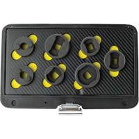 Threaded Leaf Spring Shackle Pin Remover & Installation Master Set, 7 Pieces, 1/2" Drive Size Sécurité Médic