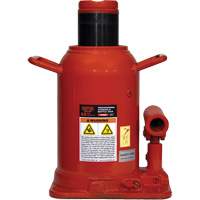 Cric-bouteille professionnel, 60 tonne(s), 18-11/16" Hauteur &eacute;lev&eacute;e Sécurité Médic