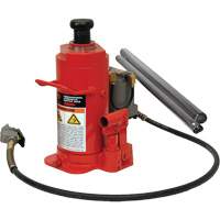 Cric-bouteille hydraulique de hauteur standard, 12 tonne(s), Air comprim&eacute;/hydraulique, 19-3/4" Hauteur &eacute;lev&eacute;e Sécurité Médic