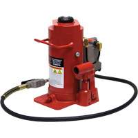 Cric-bouteille hydraulique de hauteur standard, 20 tonne(s), Air comprim&eacute;/hydraulique, 20-1/2" Hauteur &eacute;lev&eacute;e Sécurité Médic