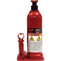 Cric &agrave; bouteille hydraulique professionnel, 5 tonne(s), 18-7/8" Hauteur &eacute;lev&eacute;e Sécurité Médic