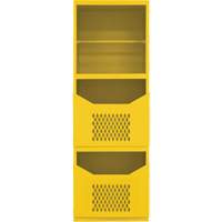 Spill Control Cabinet, 1 Shelves, 72" H x 24" W x 24" D, Steel, Yellow Sécurité Médic
