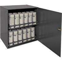 Aerosol Storage Cabinet, Steel, 21-7/8" H x 15-15/16" W x 20-5/16" D, Grey Sécurité Médic