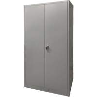 Storage Cabinet, Steel, 4 Shelves, 78" H x 36" W x 24" D, Grey Sécurité Médic
