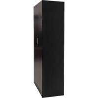 Armoire de rangement combin&eacute;e, 36" la x 18" p x 72" h, Noir Sécurité Médic