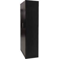 Armoire de rangement Hi-Boy, Acier, 4 Tablettes, 72" h x 36" la x 18" P, Noir Sécurité Médic